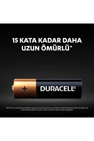 Duracell 1.5V LR03/MN2400 20'li Paket Alkalin AA Kalem Pil