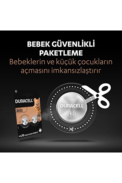 Duracell 3V CR2032 5 Adet Özel Lityum Düğme Pil