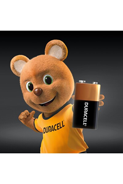 Duracell 6LR61 / MN1604 Alkalin 9V Pil 4'lü Paket
