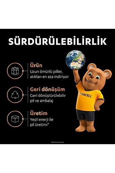 Duracell Optimum AA Alkalin Kalem Pil 1.5 V 6’lı Paket - Optimum AAA Alkalin Kalem Pil 1.5 V 6’lı Paket