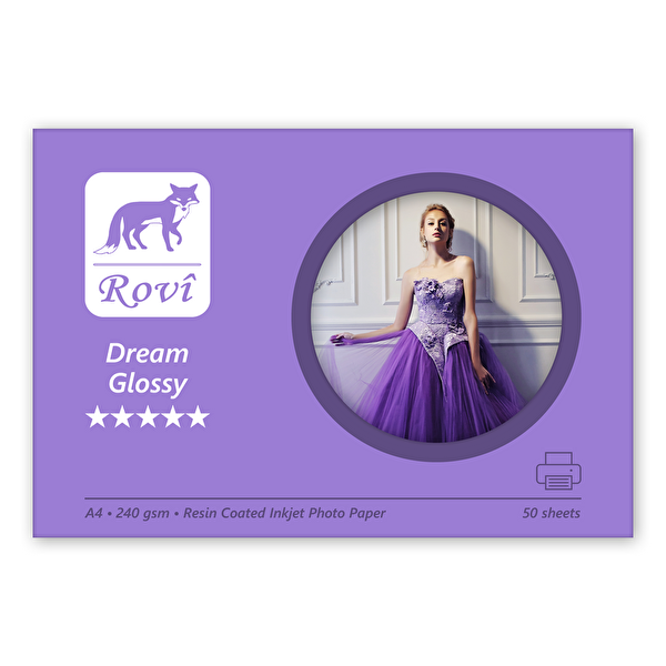 Rovi Dream Parlak Fotoğraf Kağıdı 240GSM 50 Yaprak A4