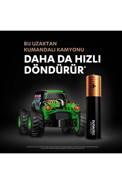 Duracell Optimum LR03/MN2400 1.5 V 4’lü Paket AAA Alkalin İnce Kalem Pil