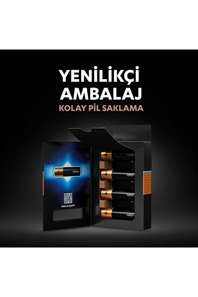 Duracell Optimum AA Alkalin Pil - 1.5 V LR6 MN1500 16'lı Paket