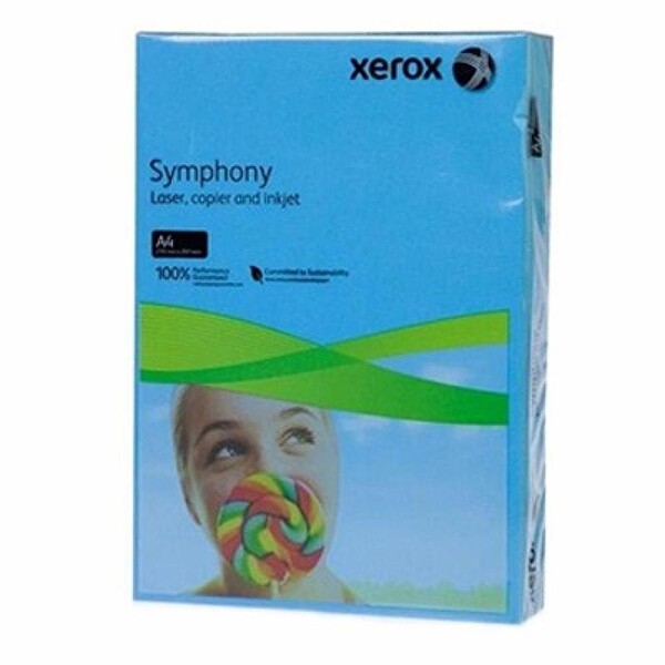 Xerox 3R93968 A4 Symphony Mavi 80GR Fotokopi Kağıdı