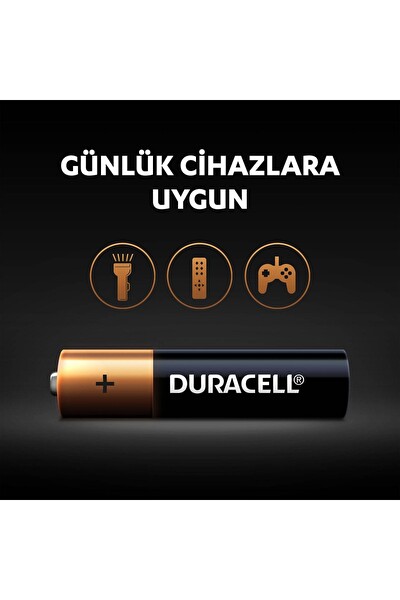 Duracell 6'lı Alkalin AA ve AAA Pil