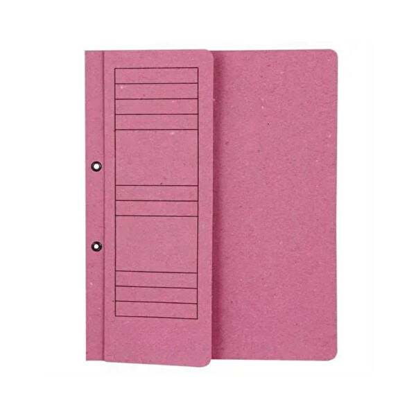 Elitstore Karton Dosya A4 Yarım Kapak Pembe 50'li Paket