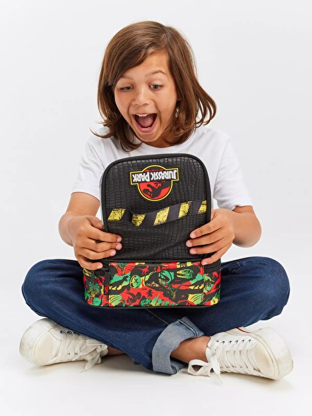 Smiggle Jurassic Park Çift Katlı Beslenme Çantası