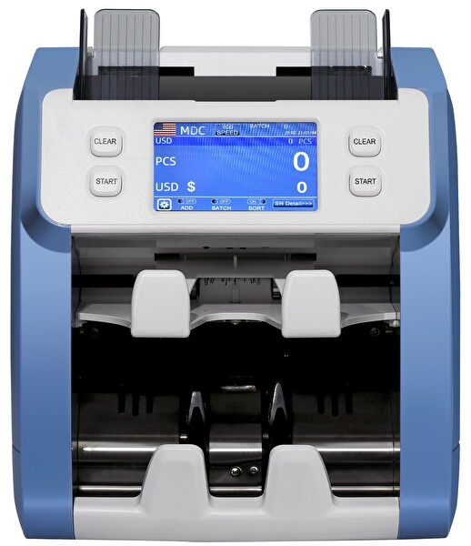 Sigma KSN Çift Katlı 10 Para Birimi Dokunmatik Ekran Seri Numarası Okuma Karışık Para Sayma Makinesi