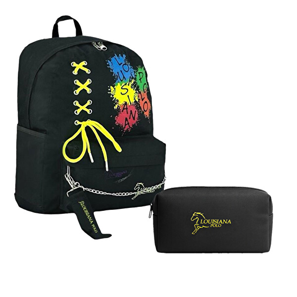 Louisiana Polo 1141 Okul Seti - Sırt Çantası ve Kalemlik Multicolor