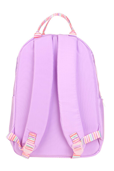 Elatae K1764 Su Geçirmez Kumaş Kız Çocuk Çok Gözlü Ortopedik Okul Sırt Çantası