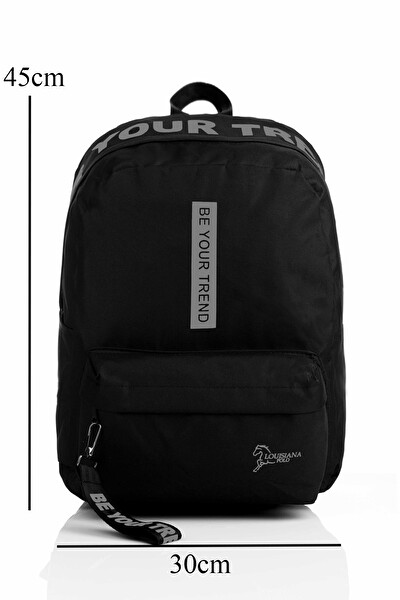 Louisiana Polo 1140 Sırt Çantası - Kalemlik Füme Okul Seti