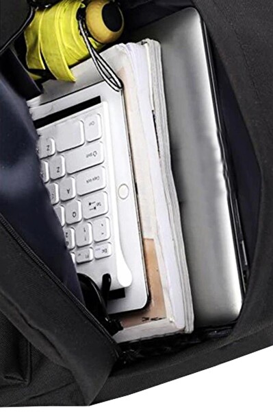 Louisiana Polo 1525 Laptop Bölmeli Hey Siyah Kırmızı Okul Çantası