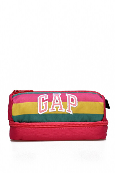 GAP Çok Gözlü Kalemlik İki Bölmeli Kalem Kutusu Pembe 12823