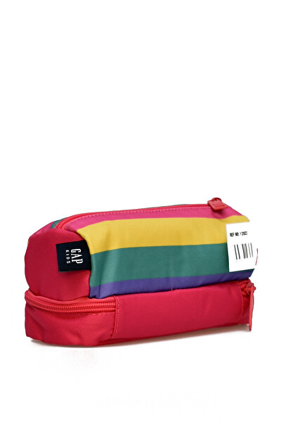 GAP Çok Gözlü Kalemlik İki Bölmeli Kalem Kutusu Pembe 12823