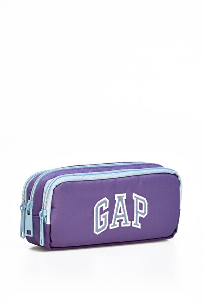 GAP Çok Gözlü Kalemlik Üç Bölmeli Kalem Kutusu Lila 12869