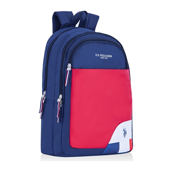 U.S. Polo Assn. Sırt Çantası Lacivert Bordo 23102