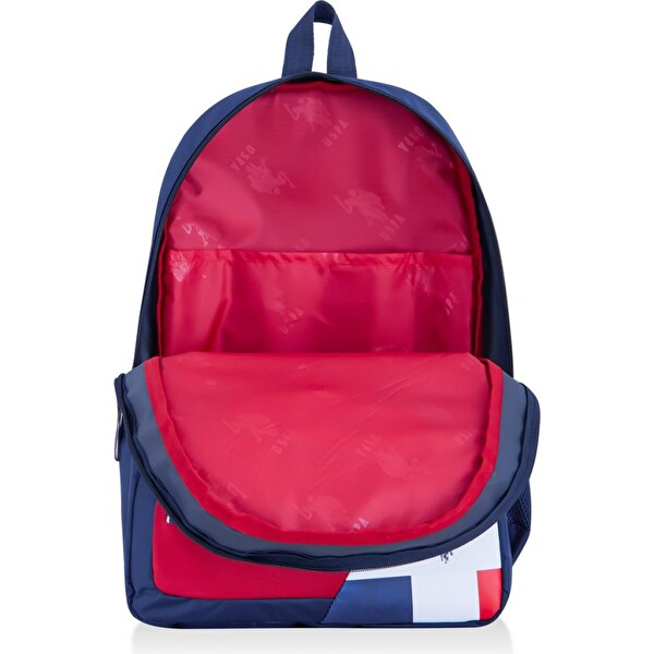 U.S. Polo Assn. Sırt Çantası Lacivert Bordo 23102