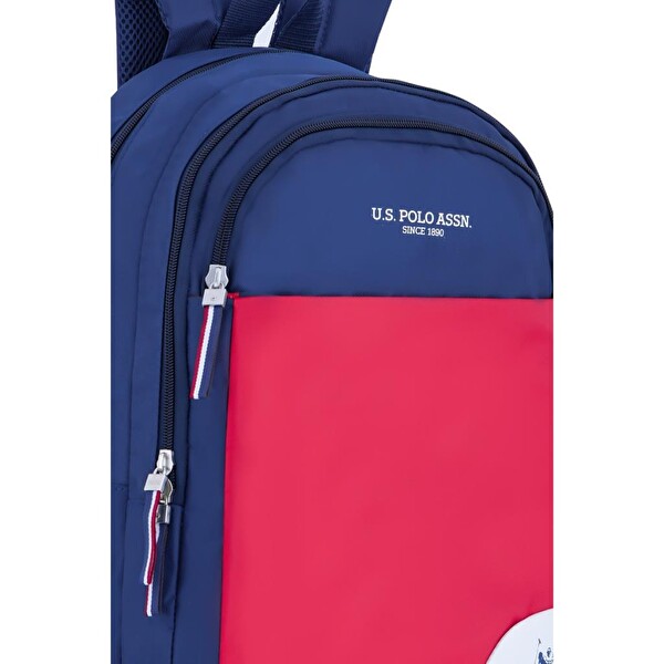 U.S. Polo Assn. Sırt Çantası Lacivert Bordo 23102