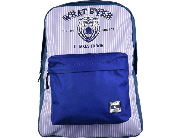 Bear & Deer BD-CN0194 Unisex What Ever Tek Gözlü Sırt Çantası