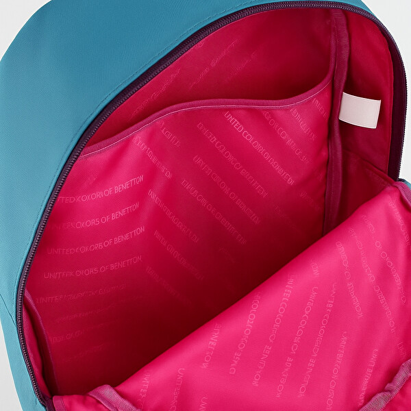 United Colors Of Benetton Gökkuşağı Üçlü İlkokul Çantası Seti (Sırt Çantası-Çift Gözlü Kalem Kutusu-Matara Yeşil)