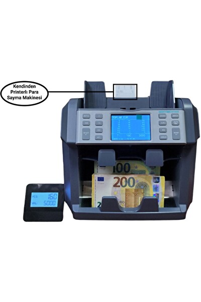 Semtom ST-4025 Çift Katlı Kendinden Printerlı Profesyonel Para Sayma Makinesi