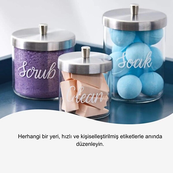 Cricut Joy Smart Kalıcı Vinil Folyo 4’lü Renk Seti 14x122 CM (Gümüş - Beyaz - Altın - Siyah)