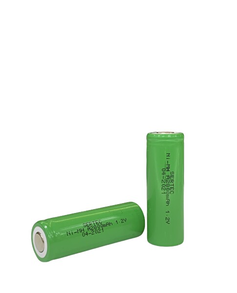 Evimdeyokyok 1.2V 2800 Mah - A Size - Ni-MH Şarjlı Pil - Başsız - Flat Head