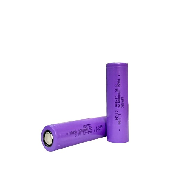 Evimdeyokyok 18650 3.7V 2200 Mah 5C Li-Ion Şarjlı Pil