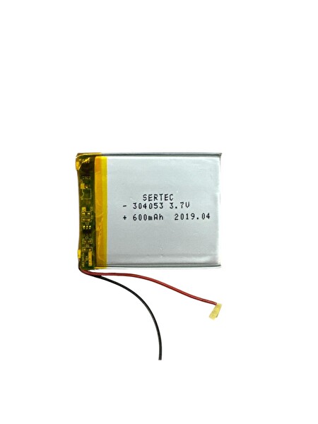 Evimdeyokyok 304053 3.7V 600 MAh Li-Polymer Pil Devreli - 1.5A