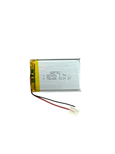 Evimdeyokyok 383450 3.7V 750 MAh Li-Polymer Pil Devreli - 1.5A