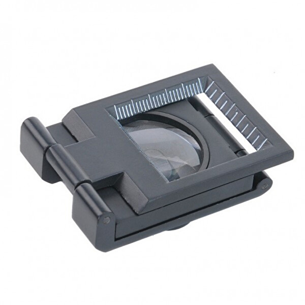 Evimdeyokyok 25x25 MM Full Çelik Kaplı Katlamalı Büyüteç TH-9005B