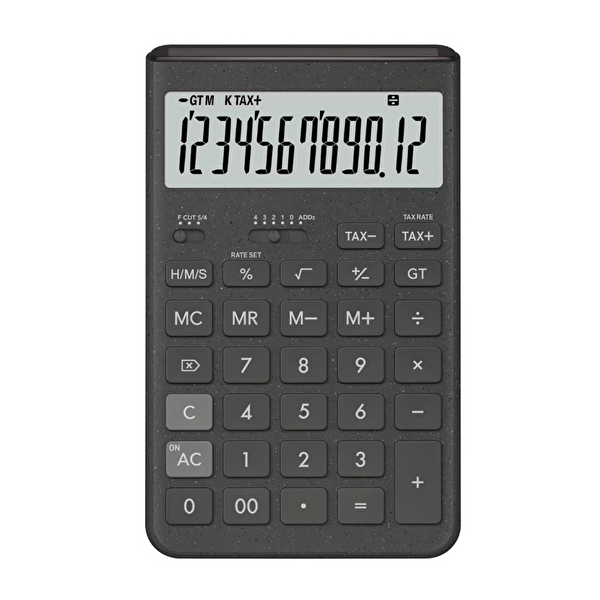 Casio JT-200T-GY 12 Hane Gri Masa Üstü Hesap Makinesi