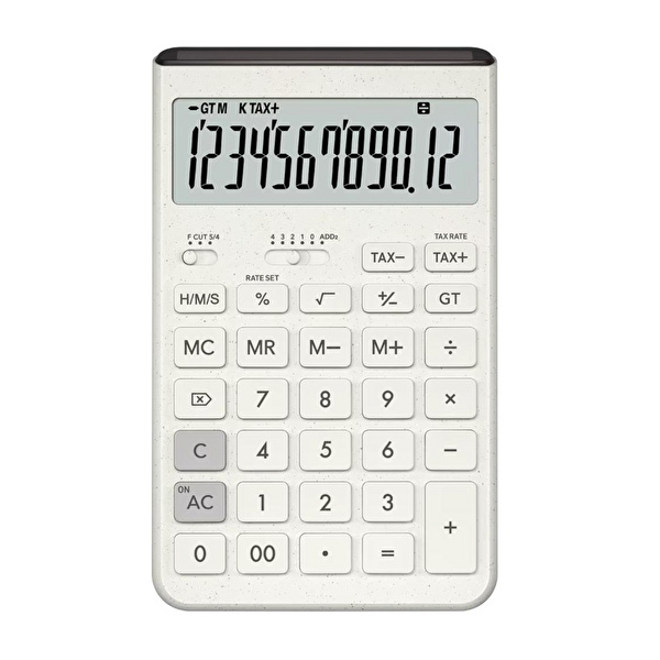 Casio JT-200T-WE 12 Hane Beyaz Masa Üstü Hesap Makinesi