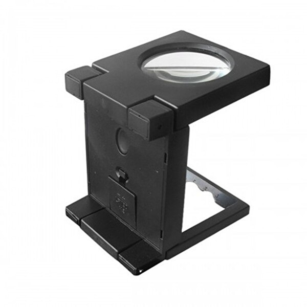 Evimdeyokyok Katlanır Plastık Led Işıklı Test Cihazı Büyüteç 2.5X90 MM