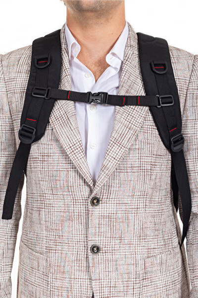 Dada Geniş İç Hacim Yandan Cepli Lacivert Okul Çantası