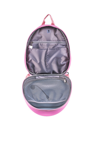 Zampago USB Şarj Girişli LED Big Eyes Akıllı Çocuk Sırt Çantası - Pembe