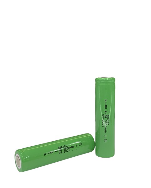 Evimdeyokyok 1.2V 3800 Mah - 4/3A - Ni-MH Şarjlı Pil - (Başsız / Flat Head)