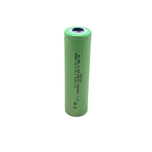 Evimdeyokyok 1.2V 4500 Mah - 4/3AF - Ni-MH Şarjlı Pil - (Başsız / Flat Head)