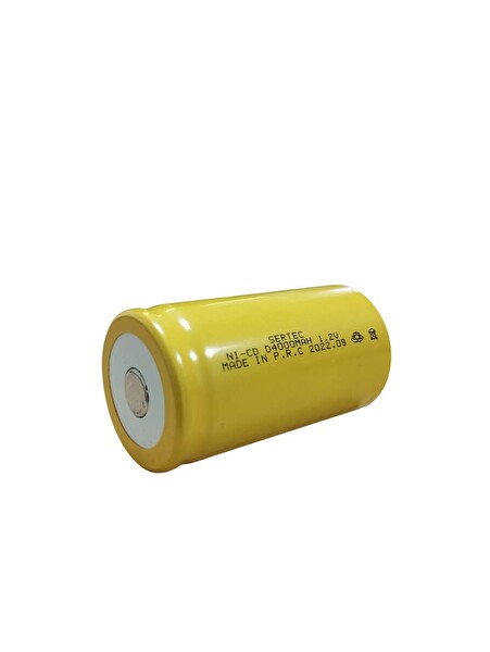 Evimdeyokyok 1.2V 4000 Mah - D Büyük Boy - Ni-CD Şarjlı Pil - (Başsız / Flat Head)
