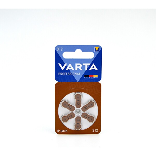 Varta İşitme Cihazı Pili No:312 - 60 Adet