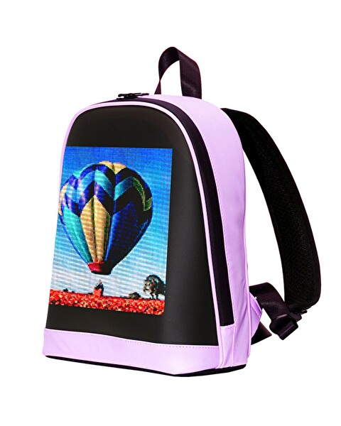 Reyo PixelBag Mini Led Çocuk Çantası Pembe