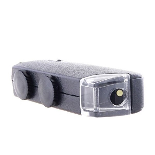 Evimdeyokyok Mini 60X 100X Zoom Lens Odak Takı Led Cep Mikroskop Büyüteç