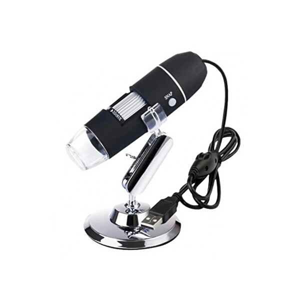 Evimdeyokyok 1600X Usb Dijital Mikroskop Kamera Endoskop 8 Led Büyüteç Metal Standı