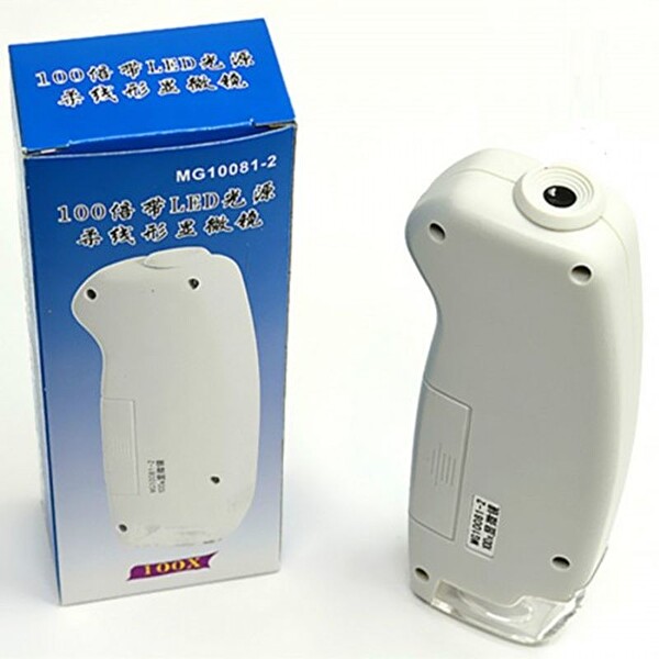 Evimdeyokyok Mg10081-2 Işıklandırılmış Mini 100X Mikroskop