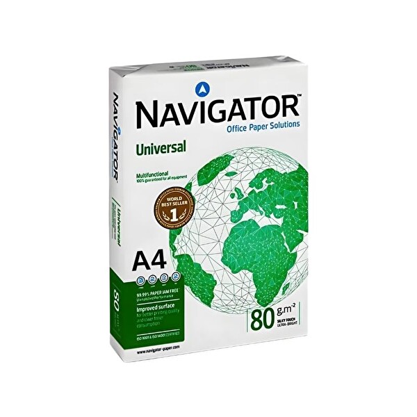 Navigatör A4 Fotokopi Kağıdı 80 GR 1 Paket 500 Yaprak - Beyaz