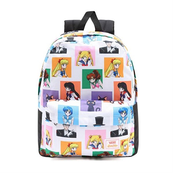 Vans VN0A5KHQWHT1 Black-White Sırt Çantası