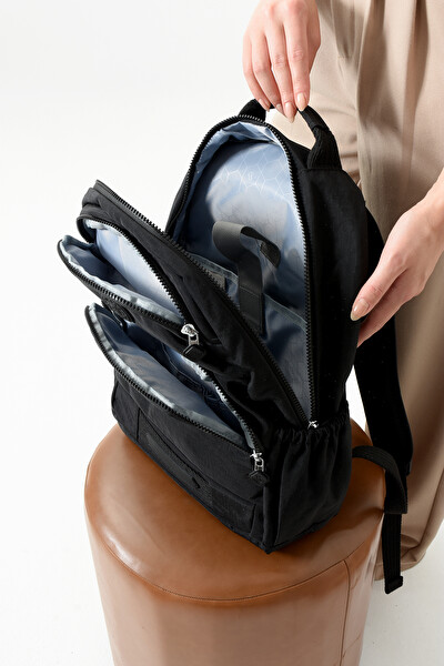 Louisiana Polo Bolsas Kadın Okul Sırt Çanta Siyah 1093