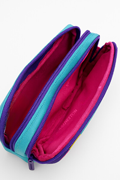 United Colors Of Benetton Gökkuşağı İlkokul Çantası Seti(Çanta - Beslenme Kutusu - Kalemlik)