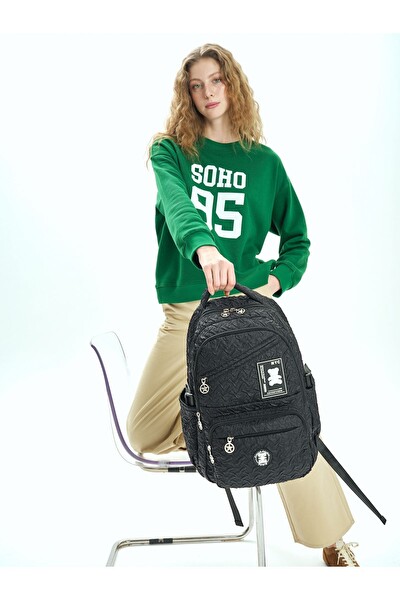 Pierre Cardin 07Pc17735-S Okul Sırt Çantası Siyah