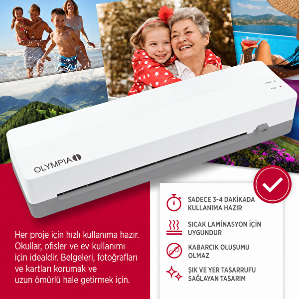 Olympia A130 Combo Laminasyon Makinesi Ve Giyotin Makinesi